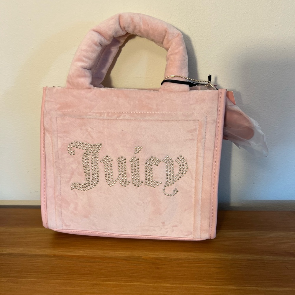 Juicy Couture Light Pink plush bag